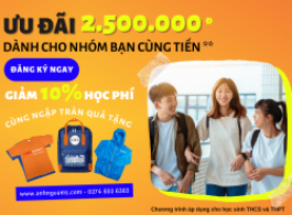 Ưu đ&atilde;i &ldquo;Nh&oacute;m Bạn C&ugrave;ng Tiến&rdquo;